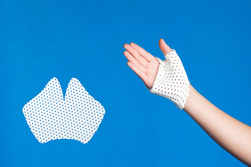 Thumb precut splint