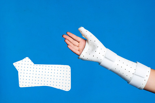Tubular Shaped Wrist& Thumb Spica Precut Splint